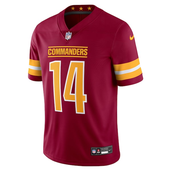 Sam Howell Washington Commanders Nike  Vapor Untouchable Limited Jersey - Burgundy