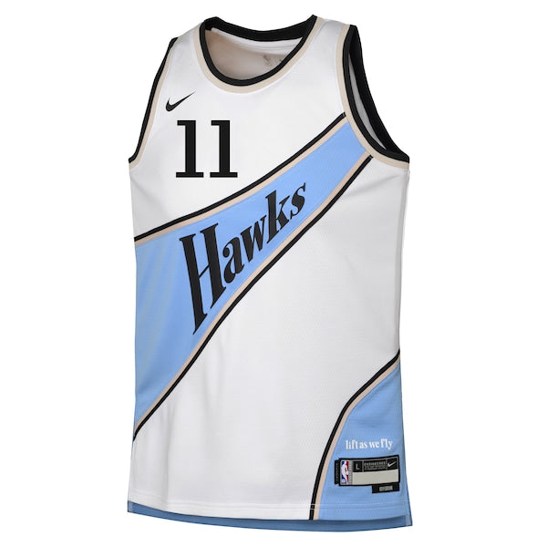 Trae Young Atlanta Hawks Nike Youth 2024/25 Swingman Player Jersey - City Edition - White