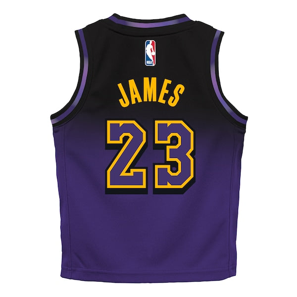 LeBron James Los Angeles Lakers Nike Toddler 2024/25 Swingman Player Jersey - City Edition - Purple