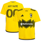 Columbus Crew adidas Youth 2024 The Home Kit Replica Custom Jersey - Yellow