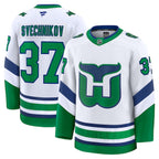 Andrei Svechnikov Carolina Hurricanes  Throwback Premium Jersey - White/Black