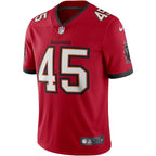 Devin White Tampa Bay Buccaneers Nike Vapor Limited Jersey - Red/Pewter