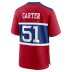 Abdul Carter New York Giants Nike First Round Pick Alternate Game Jersey - Red/White/Royal