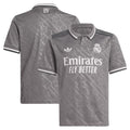 Los Merengues adidas Originals Youth 2024/25 Third Replica Jersey - Charcoal