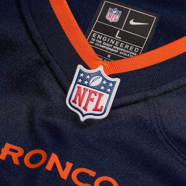 Marvin Mims Jr Denver Broncos Nike Alternate Game Jersey -  Navy/White/Orange