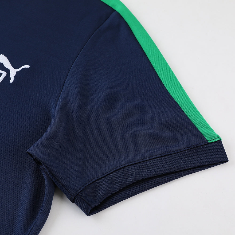 Puma Short Sleeve Training Jersey Set-PD01- Dark Blue