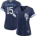 Whit Merrifield Kansas City Royals Nike Women's Alternate City Connect Replica Player Jersey - Navy