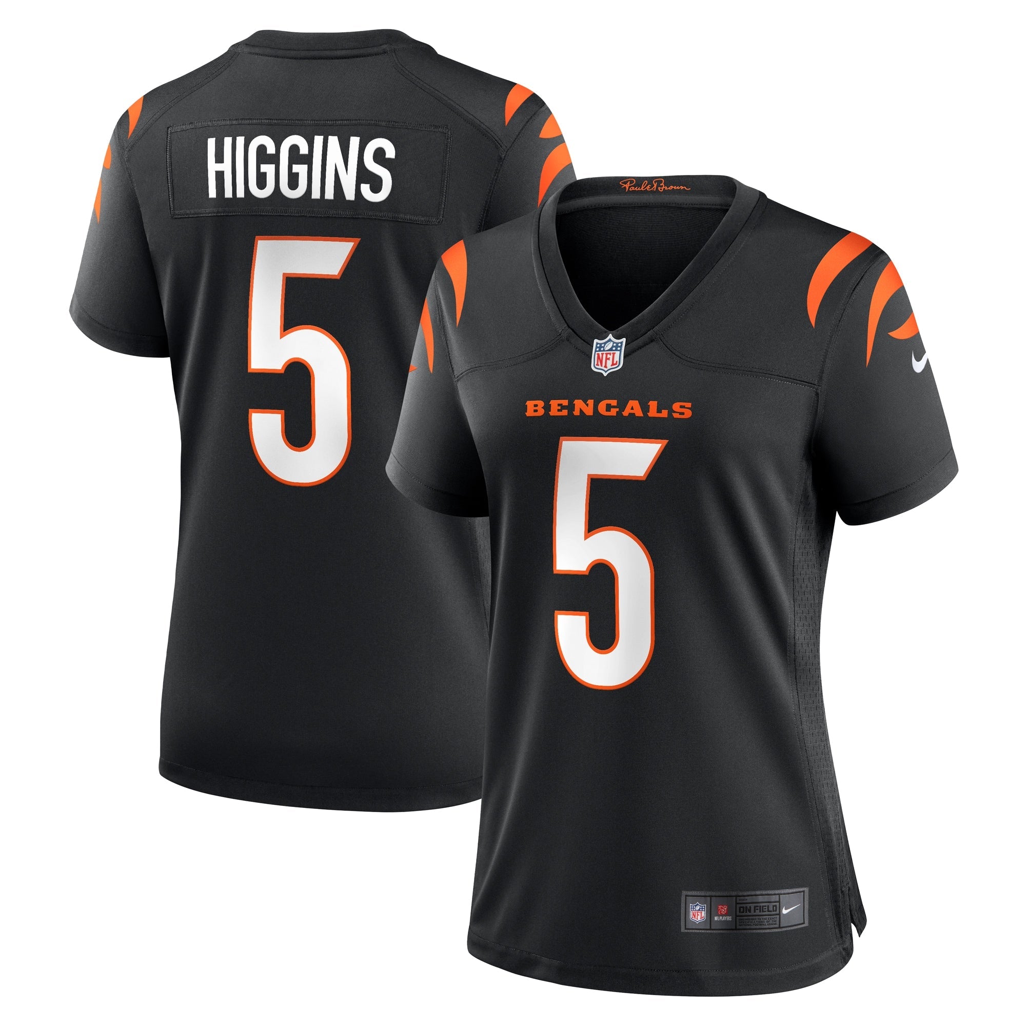 Tee Higgins Cincinnati Bengals Nike Women's Alternate Game Player Jersey - Orange/Black