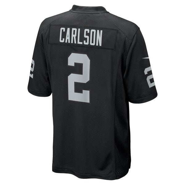 Daniel Carlson Las Vegas Raiders Nike Team Game Jersey -  Black