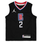Kawhi Leonard LA Clippers Jordan Brand Preschool 2020/21 Fast Break Replica Jersey - Statement Edition - Black