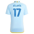 #17 Atlanta United FC adidas 2024 The Resurgens Kit Replica Player Jersey - Light Blue