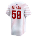 Jhoan Duran Philadelphia Phillies Nike Home Limited Player Jersey - White/Light Blue