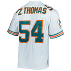 Zach Thomas Miami Dolphins Legacy Replica Jersey - White/Aqua/Orange