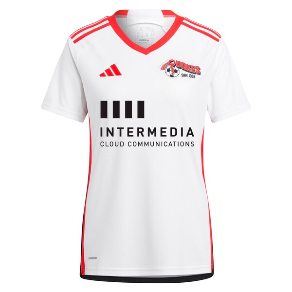 Jackson Yueill San Jose Earthquakes adidas Women's 2024 The 50 Kit Replica Player Jersey - White