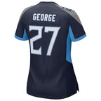 Eddie George Tennessee Titans Nike Women's Game Retired Player Jersey - Navy/Light Blue