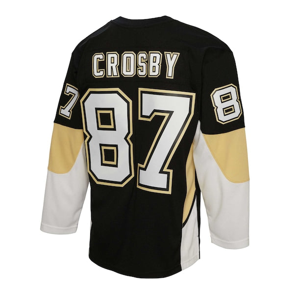 Sidney Crosby Pittsburgh Penguins Captain Patch 2008/09 Blue Line Player Jersey - Black