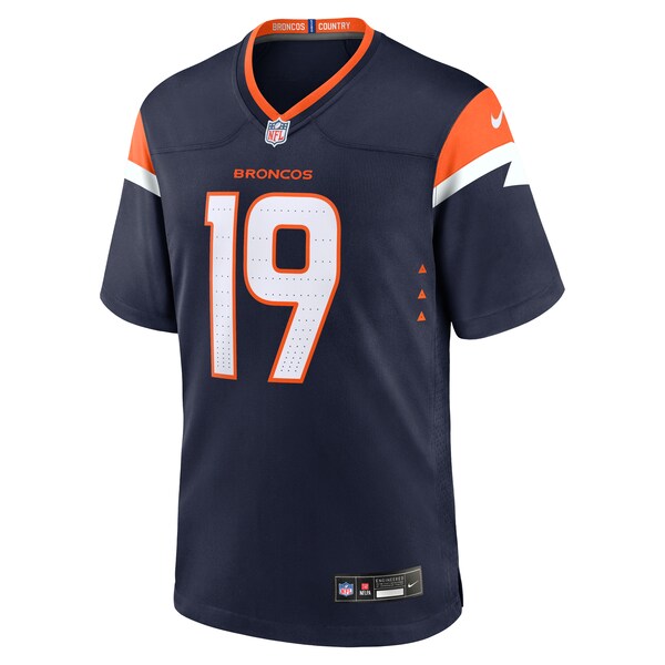 Marvin Mims Jr Denver Broncos Nike Alternate Game Jersey -  Navy/White/Orange