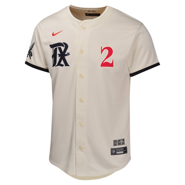 Marcus Semien Texas Rangers Nike Youth City Connect Limited Player Jersey - Natural