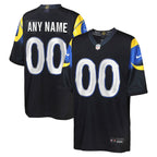Los Angeles Rams Nike Youth 2025 Rivalries Collection Custom Game Jersey - Midnight Blue/Royal